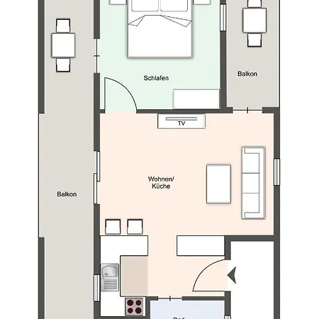 Lofthouse Penthouse Riviera No 1 * 장크트 피터 오르딩